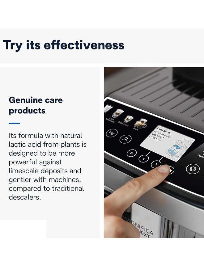 ديلونجي محلول EcoDecalk لإزالة الترسبات الكلسية من ماكينات القهوة، سائل صديق للبيئة لإزالة الترسبات الكلسية من ماكينات القهوة والإسبريسو، ١٠٠ مل - Image 4